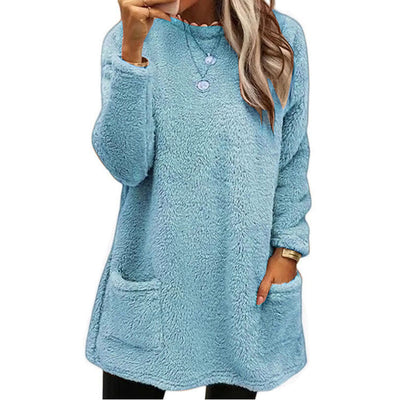 Elora™ | Cozy Fleece Pocket Tunic