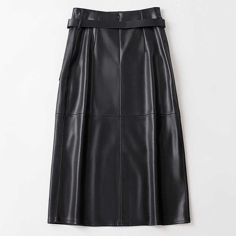 Vella Sheepskin Leather Skirt