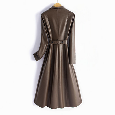 Brooklyn Leather Trench Coat