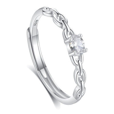 Rosetta Alberti Ring | White Gold 14k