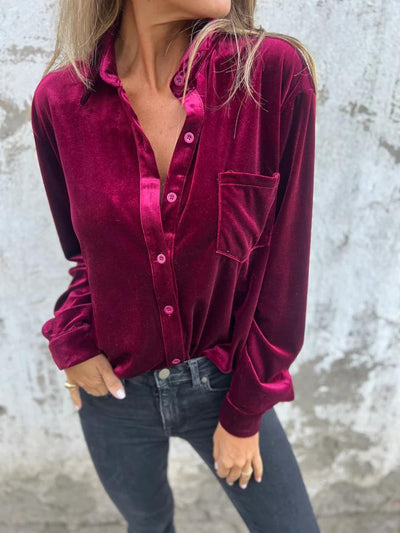 NORTHLINE STUDIO | LUXE VELVET BLOUSE