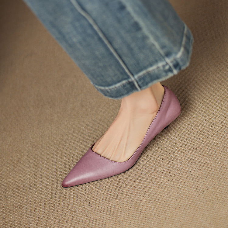 Sylvia | Timeless Style Kitten Heel