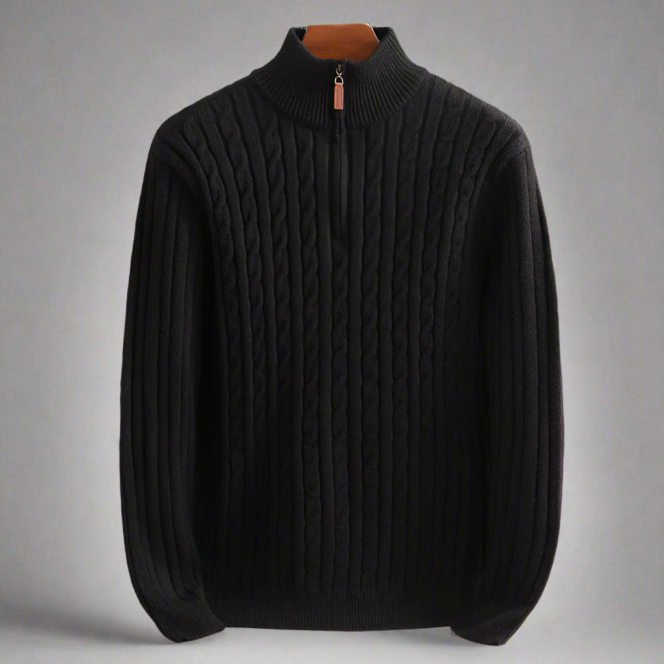 Shepard Wool Zip-Up Sweater