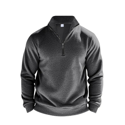 Cavaliere – Half-Zip Mock Neck Sweater