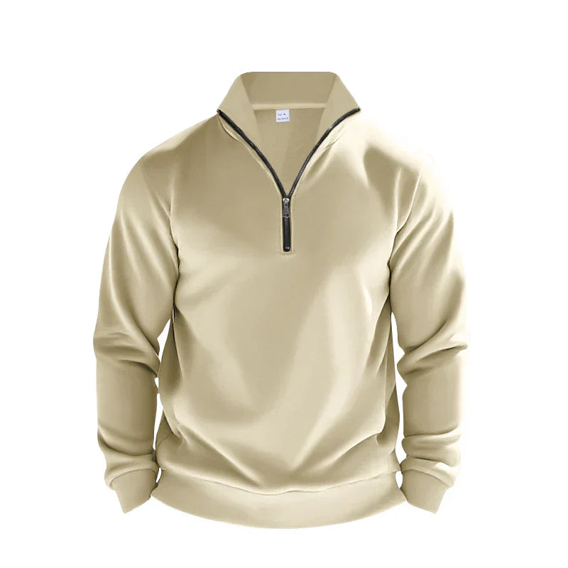 Cavaliere – Half-Zip Mock Neck Sweater