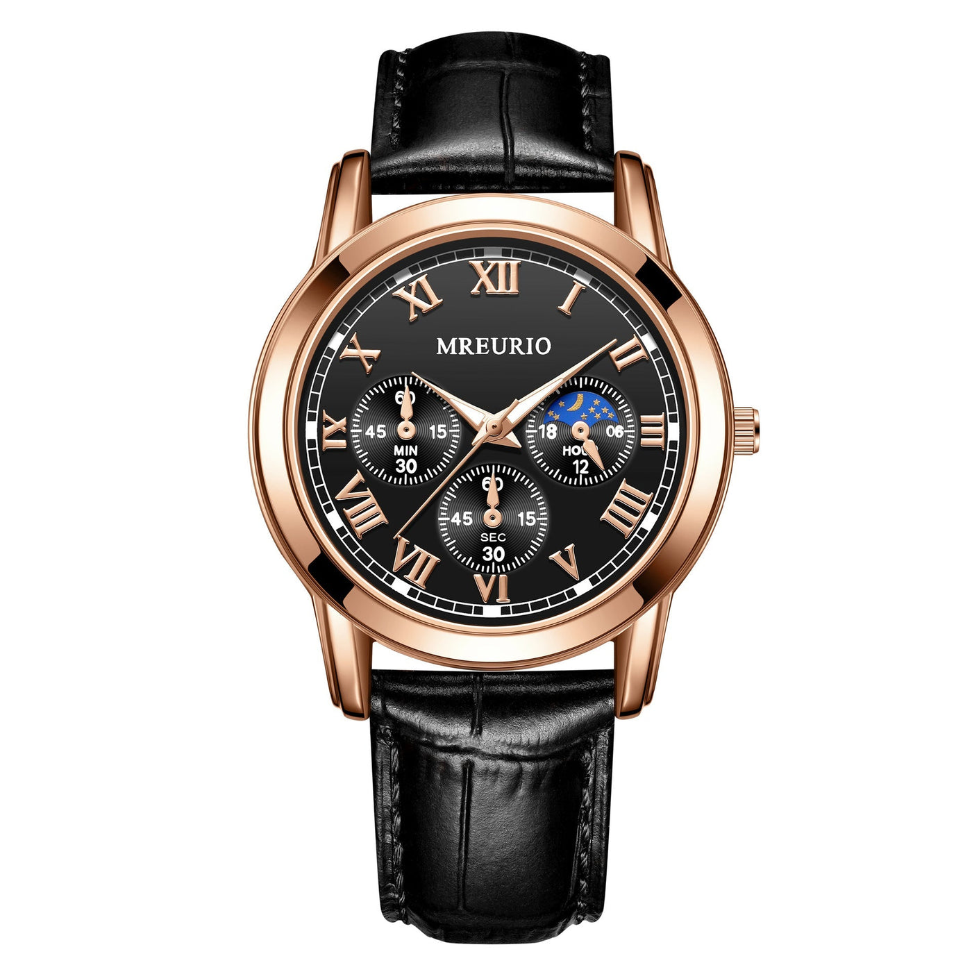 Gaetano™ | Casual Quartz Leather Watch