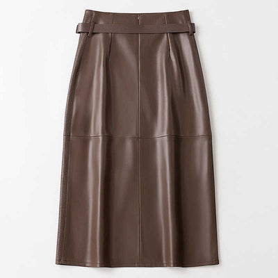 Vella Sheepskin Leather Skirt