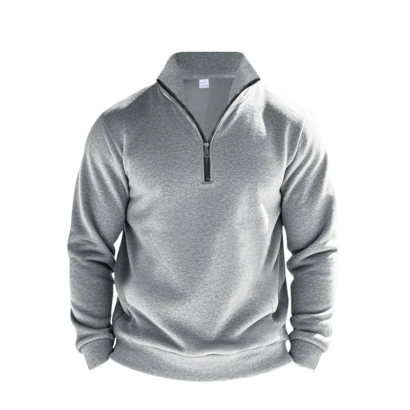 Cavaliere – Half-Zip Mock Neck Sweater