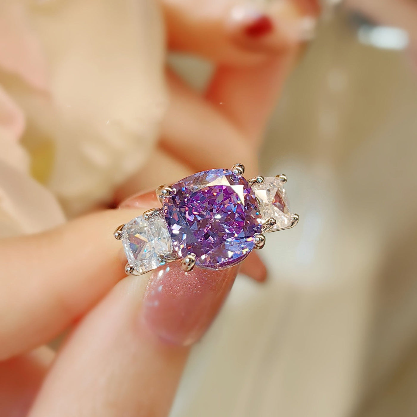 Adeline Violetta Set | White Gold 14k