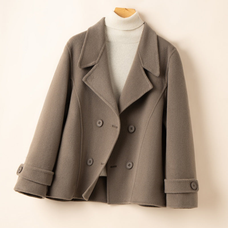 Macaron Wool Pea Coat