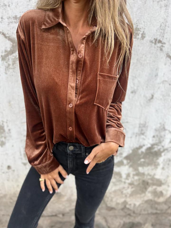 NORTHLINE STUDIO | LUXE VELVET BLOUSE