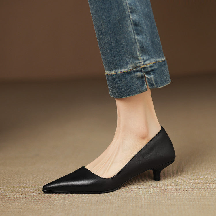 Sylvia | Timeless Style Kitten Heel