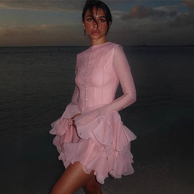 Vada | Blush Mini Dress