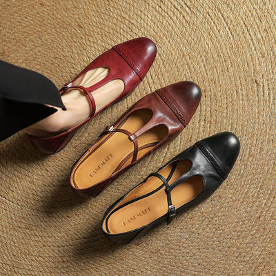 Alice | Elegant Mary Jane Flats