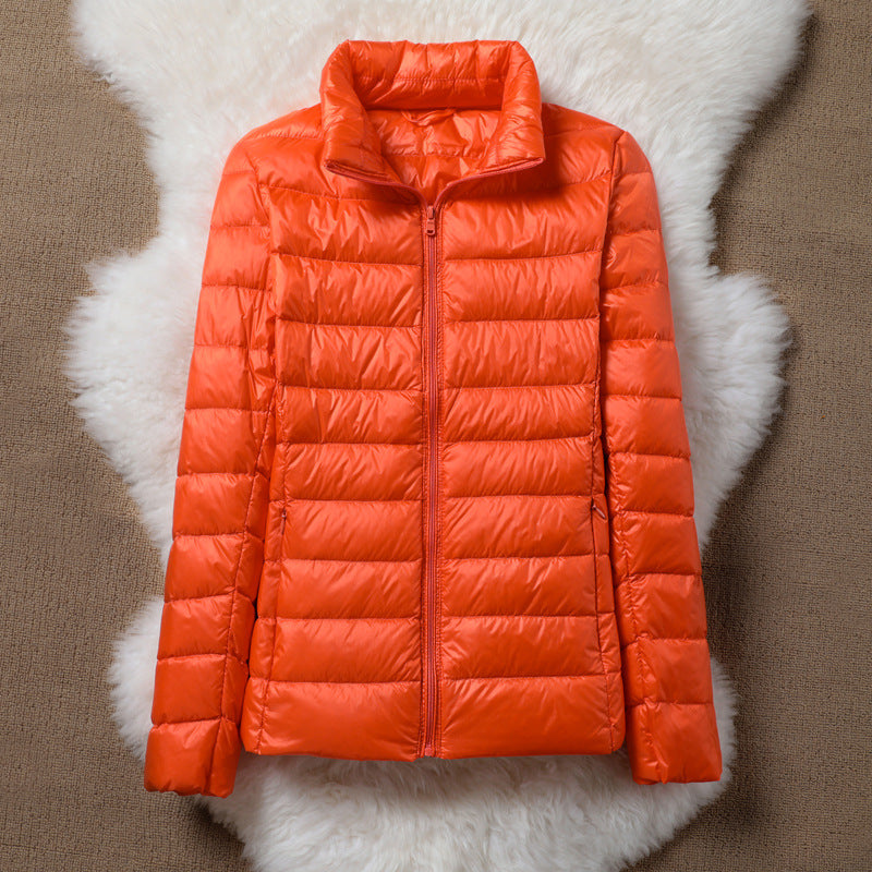 THE SERENA PUFFER JACKET | ORANGE