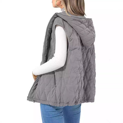 Marcelline™ | Quilted Hooded Vest