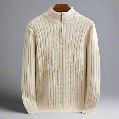 Shepard Wool Zip-Up Sweater