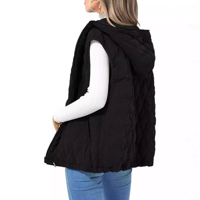 Marcelline™ | Quilted Hooded Vest