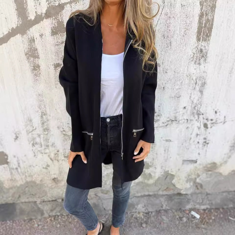 NORTHLINE STUDIO | LONG ZIP-UP JACKET