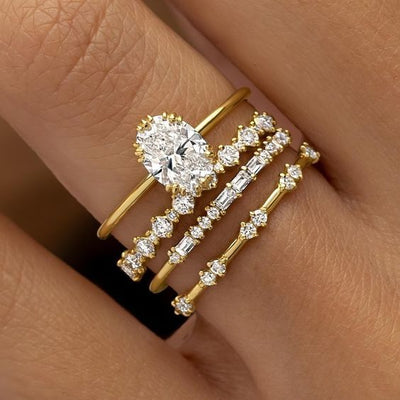 Solène Viremont Ring Set | Gold 18k