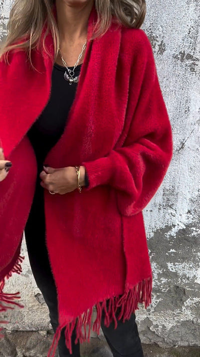 NORTHLINE STUDIO | ELEGANT FRINGE CARDIGAN