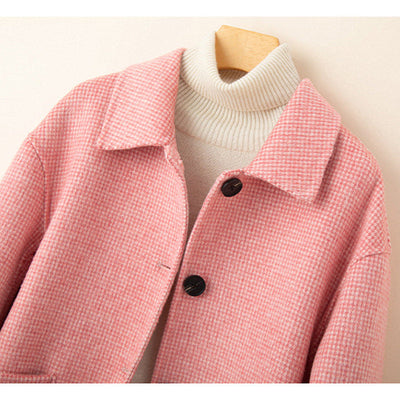 Regina Wool Houndstooth Jacket