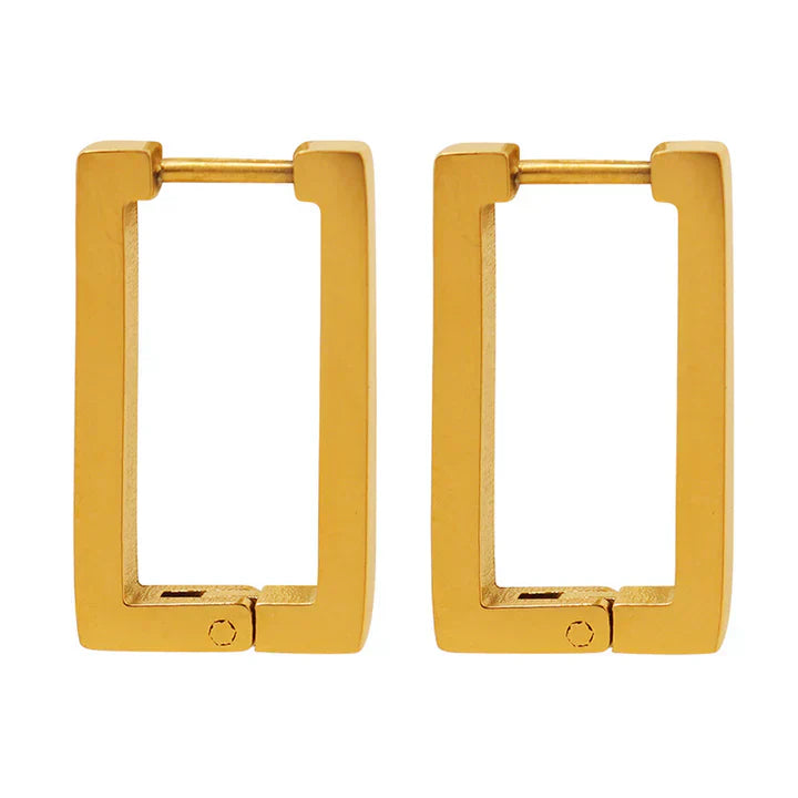 Terrafin Geometrica Earrings | Gold 18k