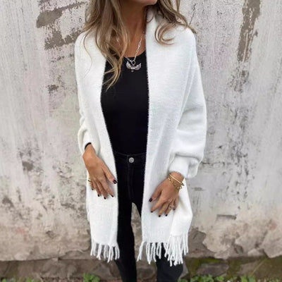 NORTHLINE STUDIO | ELEGANT FRINGE CARDIGAN