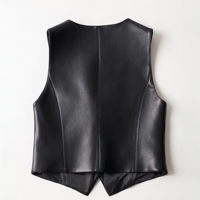 Angelina Sheepskin Leather Vest