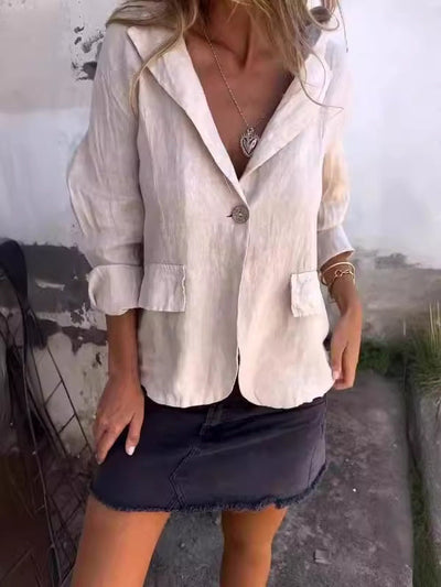 NORTHLINE STUDIO | RELAXED SINGLE-BUTTON BLAZER