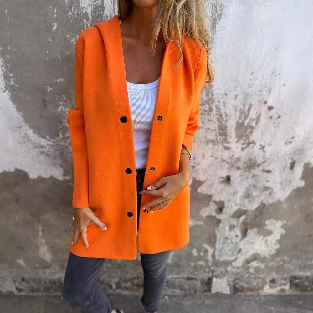 NORTHLINE STUDIO | STATEMENT HOODED CARDIGAN