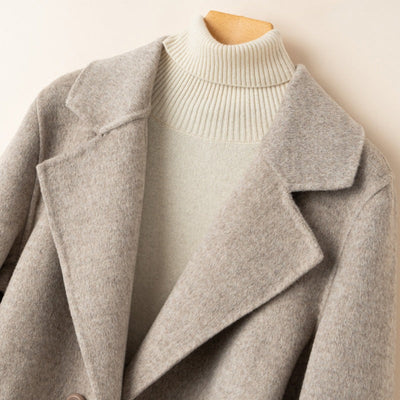 Lynette Wool One-Button Coat