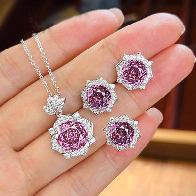 Amara Pinkdawn Set | White Gold 14k