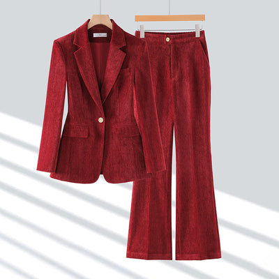 Vivian Corduroy Two-Piece Suit