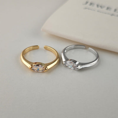 Aya Sterling Ring | Gold 16k