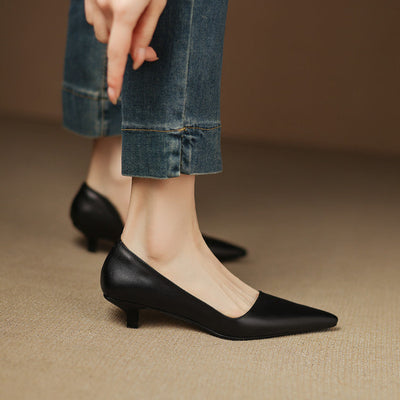 Sylvia | Timeless Style Kitten Heel