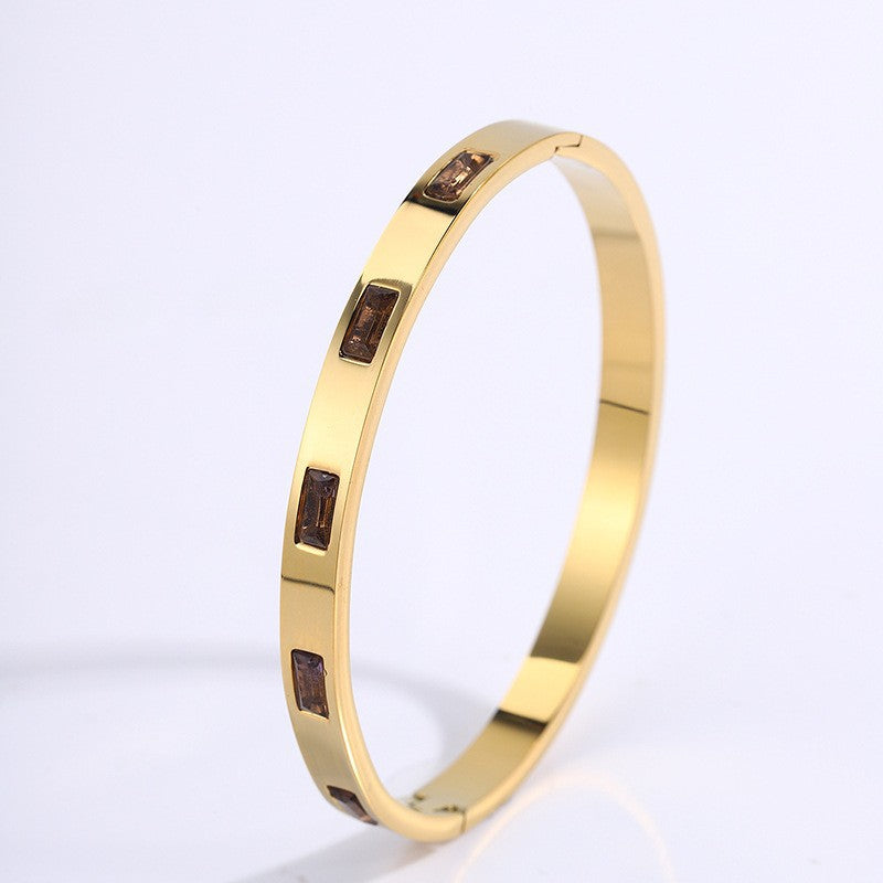 Renata Scarlatti Bracelet Pink | Gold 16k