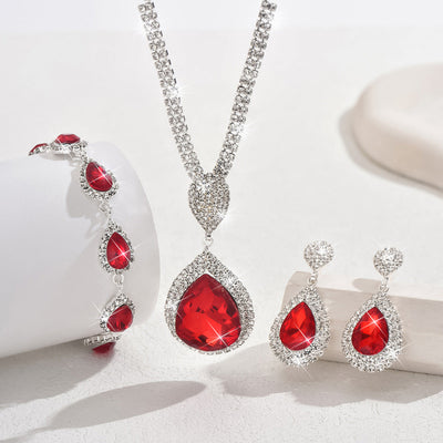 Thalira Bloodwynne Jewelry Set | White Gold 18k