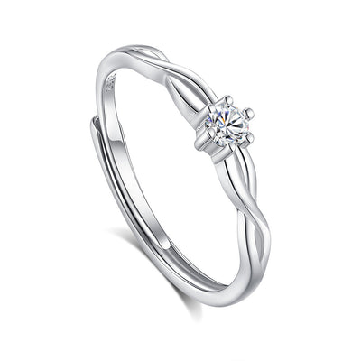 Talia Cuore Ring | White Gold 14k