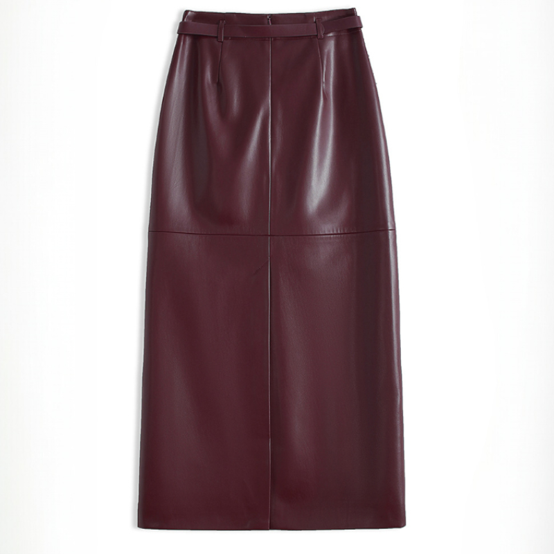 Diana Leather Pencil Skirt