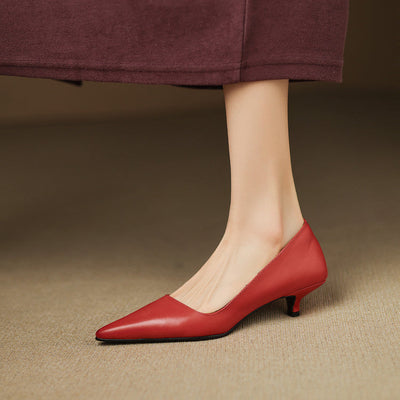 Sylvia | Timeless Style Kitten Heel