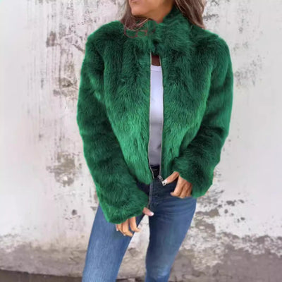 NORTHLINE STUDIO | LUXE FAUX-FUR ZIP JACKET