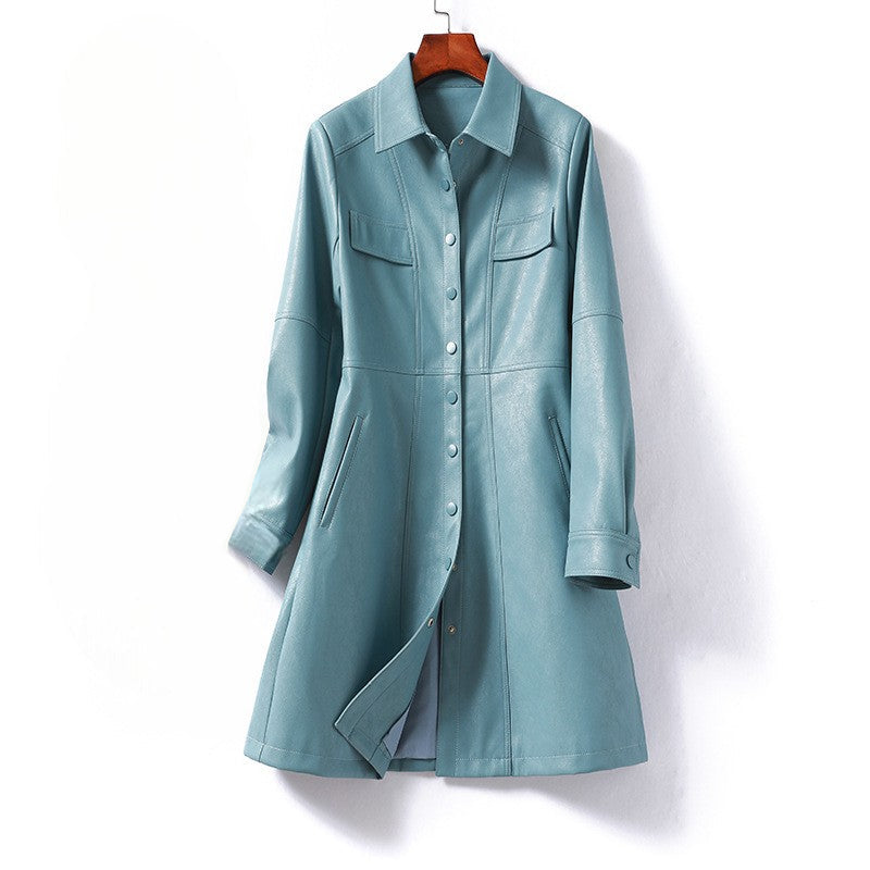 Cinderella Sheepskin Leather Coat