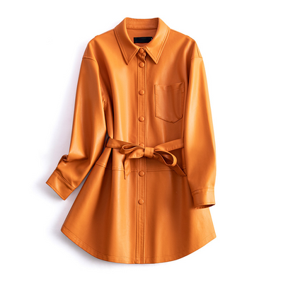 Amanda Sheepskin Leather Jacket