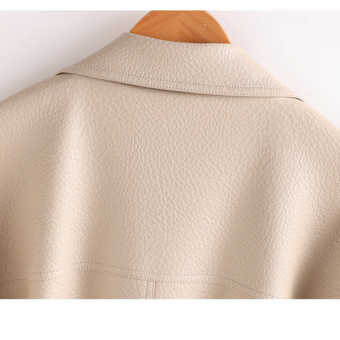 Loren '70s Sheepskin Leather Jacket