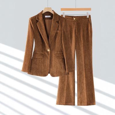 Vivian Corduroy Two-Piece Suit