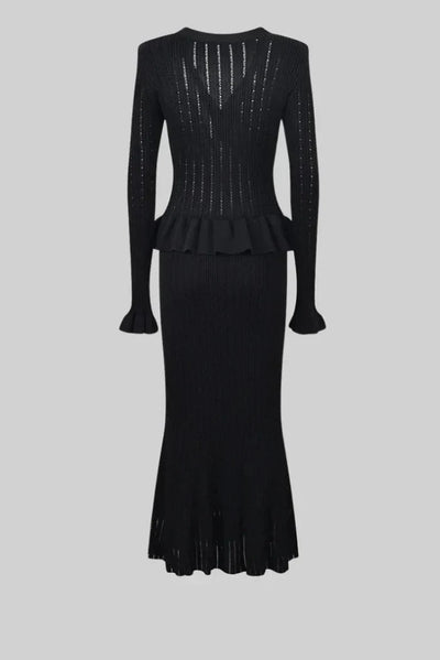 Bonnie | V-Neck Knitted Set