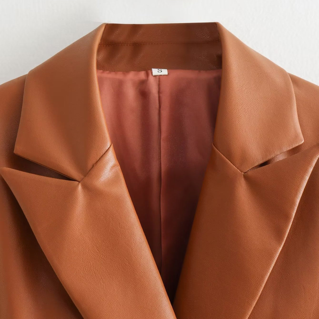 Ducale Oro – Double-Breasted Leather Blazer