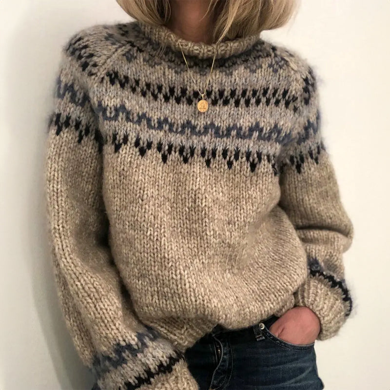 Serena Vento – Knitted Shawl Sweater