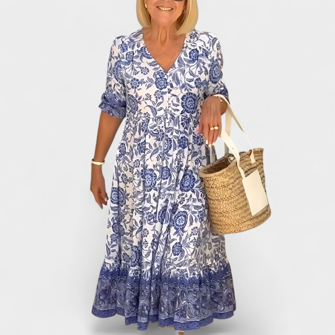 EVELYN | FLORAL TIERED DRESS